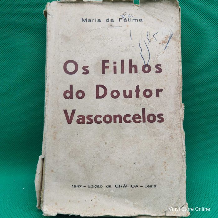 Livro - Os Filhos do Doutor Vasconcelos - Maria de Fátima  - Ref-PAR 5