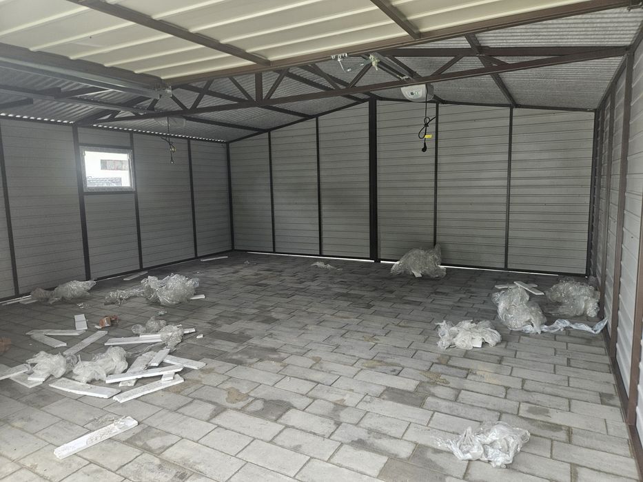 6x6 LUB Garaze Blaszane Garaz Blaszany Blaszak Blaszaki Nowoczesne