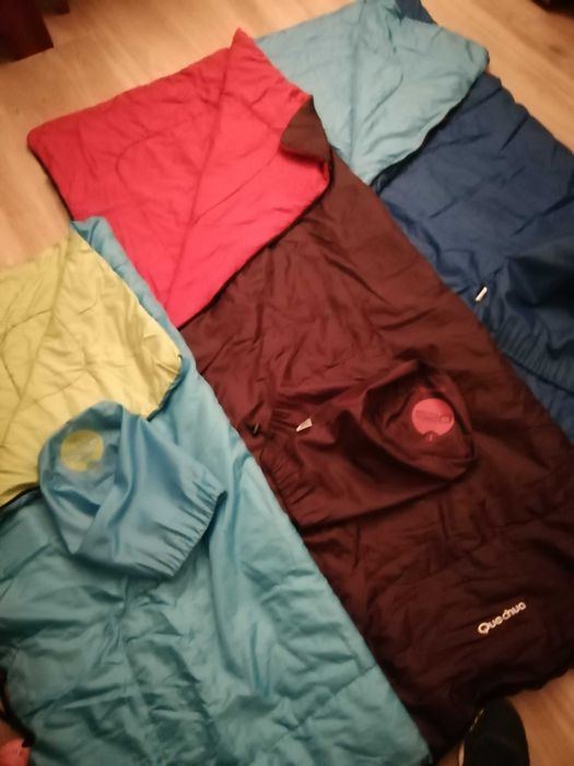 Saco cama azul clarinho criança / Juvenil  COMO NOVO!!  Quechua*