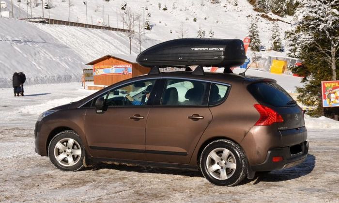 Автобоксы на крышу Terra Drive 440 литр матовые глянцевые 175*85*44 БУ