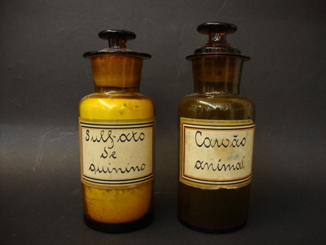 Frasco de Farmácia antigo e invulgar