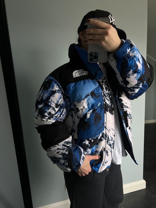 стильний зимовий пуховик TNF The North Face TNF Snow Mountain Jack TNF