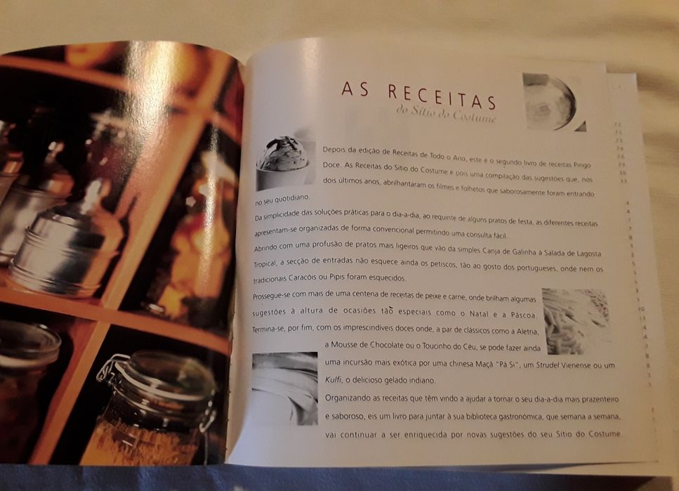 Livro: As receitas do sítio do costume - Pingo Doce