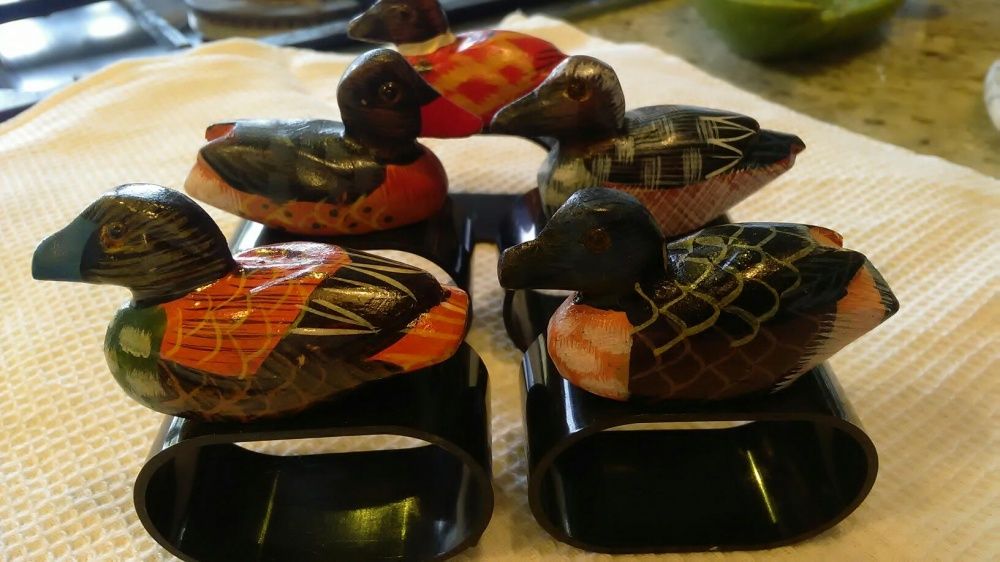 KACZKI- obrączki na serwetki