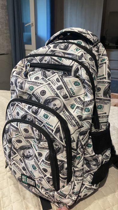 Рюкзак шкільний на 4 відділення ST.Right BP-25 "Dollars"