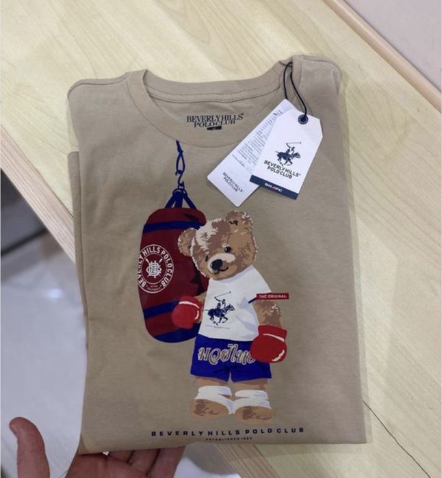 Футболка polo bear унісекс з ведмедем ralph lauren