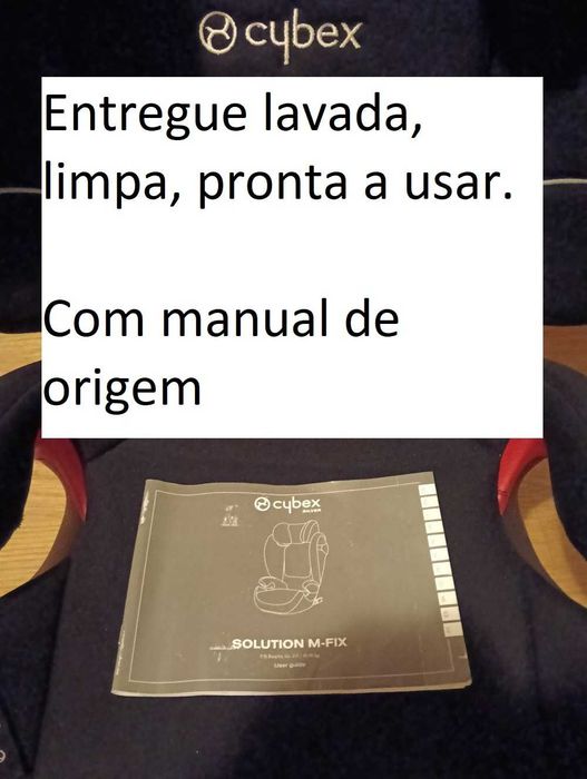 Cadeira auto Cybex grupos 2 e 3 - em ótimo estado!