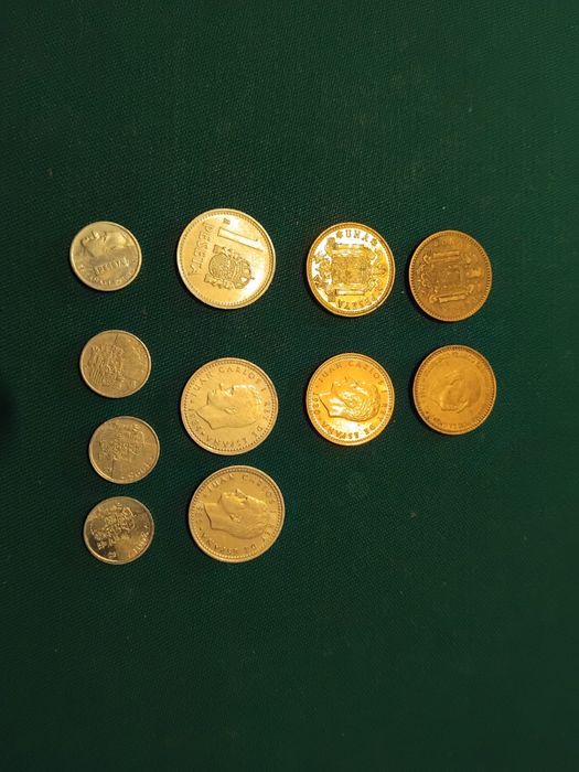 Lote de 46 Moedas de Espanha