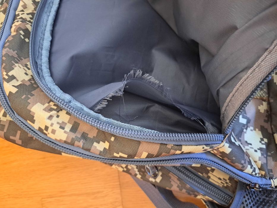 Mochila camuflada - ideal para caminhadas