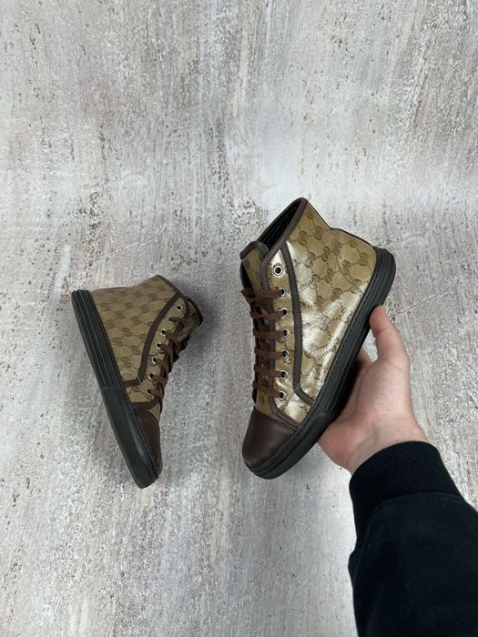 Оригінал кеди кросівки Gucci монограмні