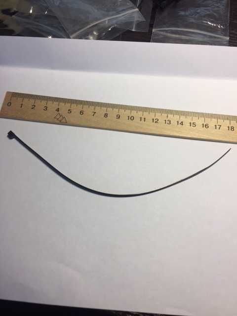 Хомут пластиковий  чорний 2,5 мм 200 мм 15 коп. за 1 шт