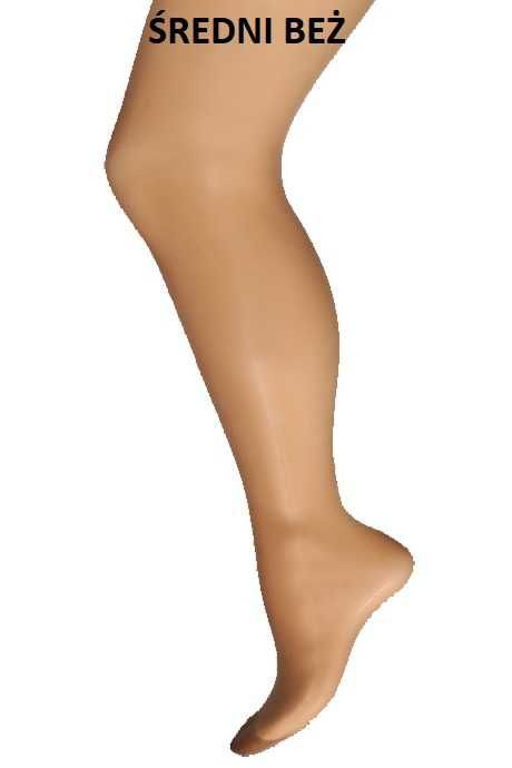 Rajstopy Lida Plus Size , 20den , Średni beż, 5XXL , biodra do 170cm