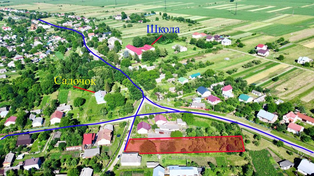 Продаж земельної ділянки в с. Семигинів з документами на житловий будинок