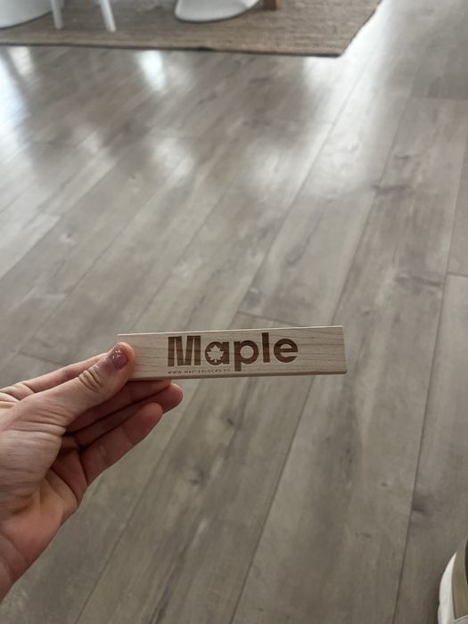 Klocki edukacjne maple