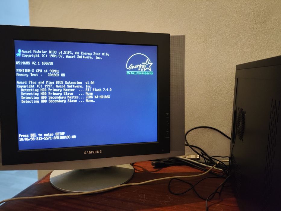 PC Pentium 90 Windows MS-Dos ( antigo vintage  retro)