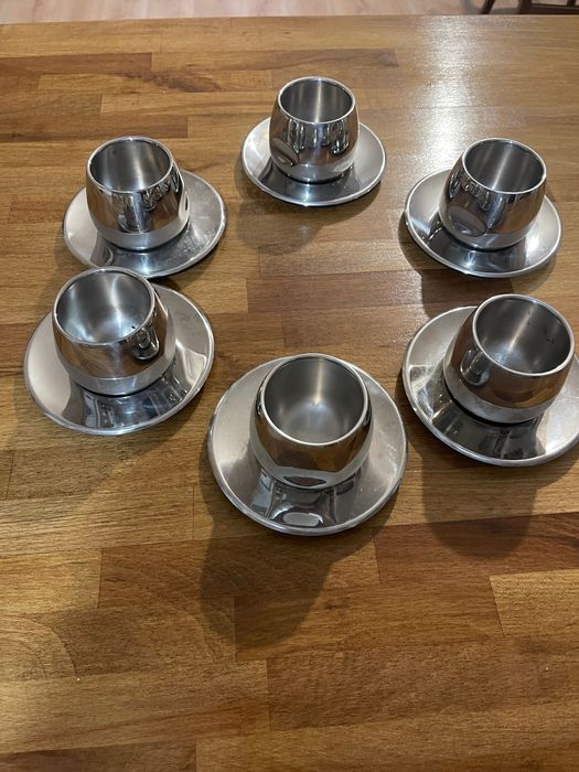 набір чашок для еспресо з нержавіючої сталі  від AMC Art Design.