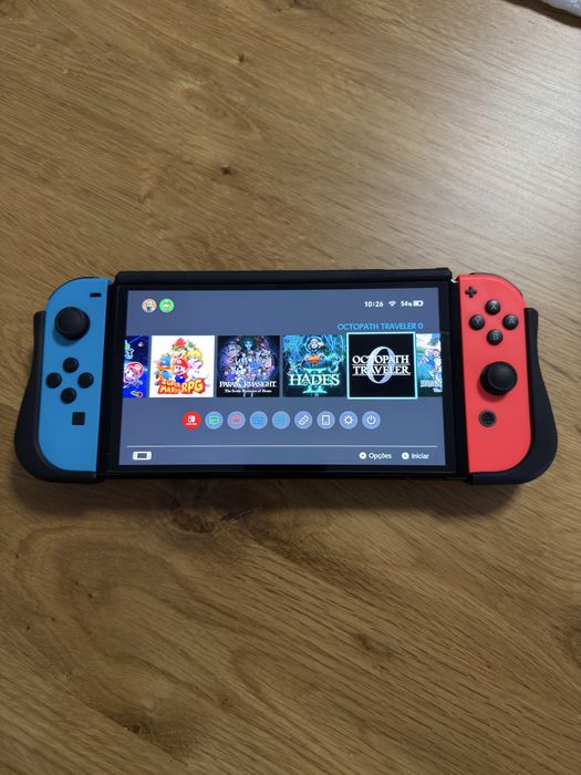 Nintendo switch oled desbloqueada, inclui cartão SD 512GB