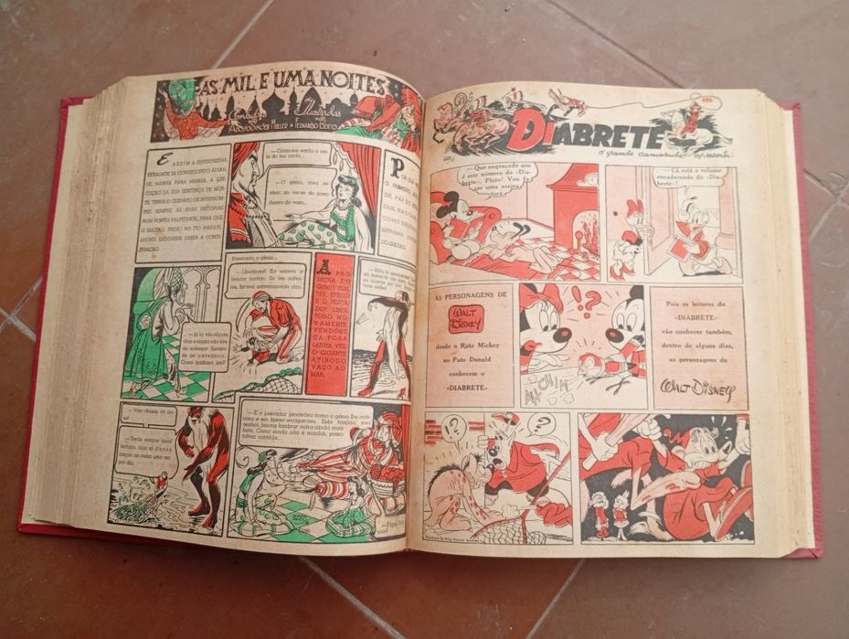 Revista Diabrete - Volume Encadernado (Nº 471 ao 574) - Anos 40
( Erro de enca