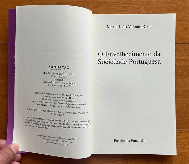 "O Envelhecimento da Sociedade Portuguesa" de Maria João Valente Rosa