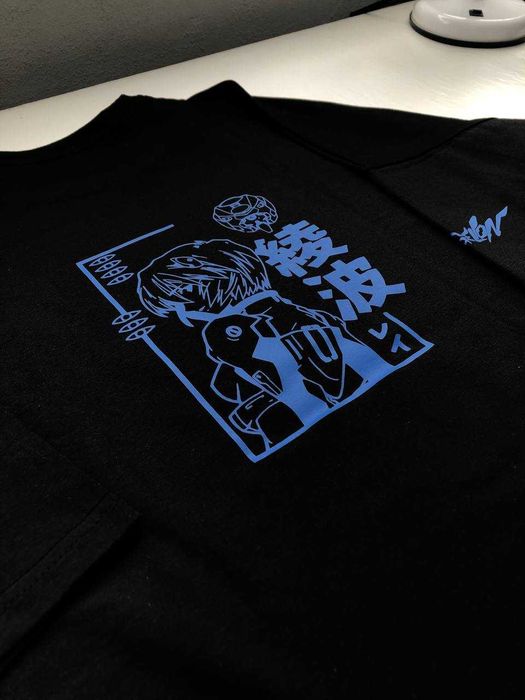 Футболка оверсайз Evangelion - Ayanami Rey