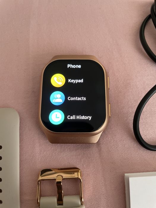 Zegarek smartwatch FW16 złoty+3 bransoletki