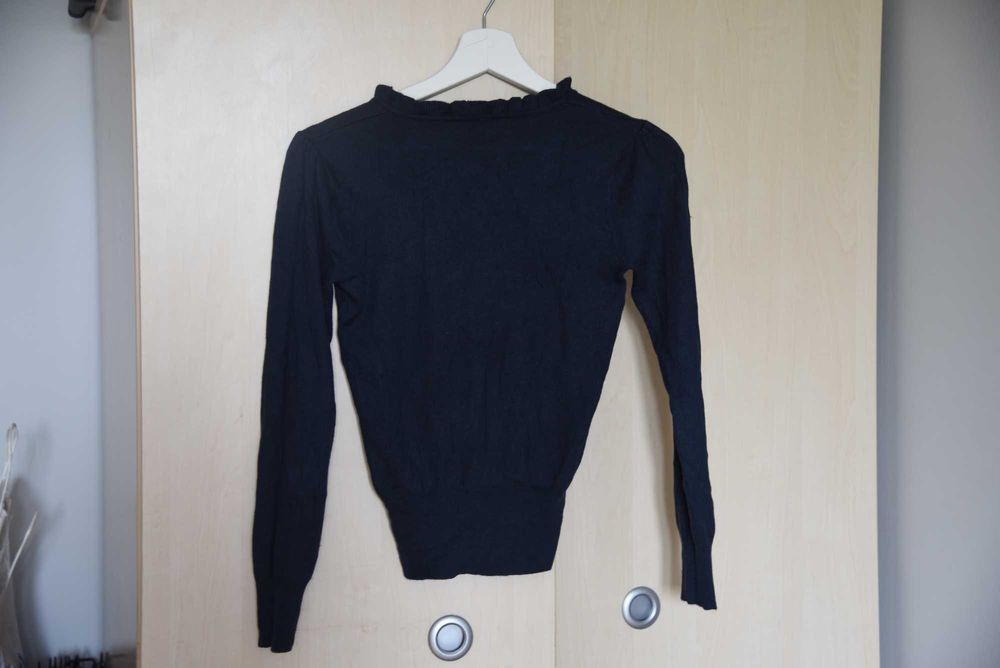 Benetton sweter granatowy