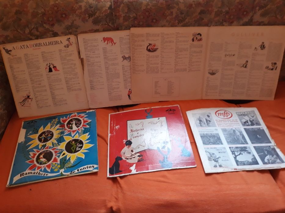 Discos vinil infantis.