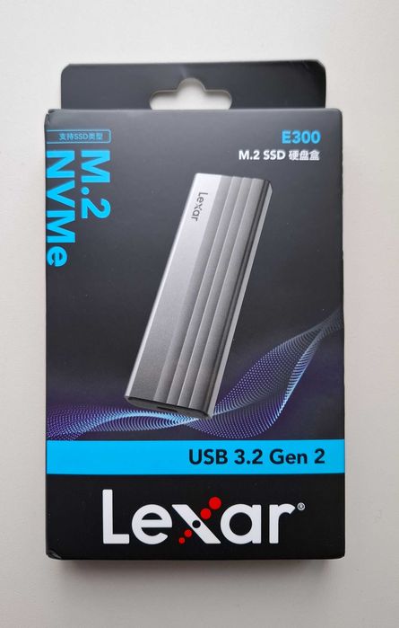 Зовнішній карман кишеня бокс для SSD NVMe M.2 Lexar E300