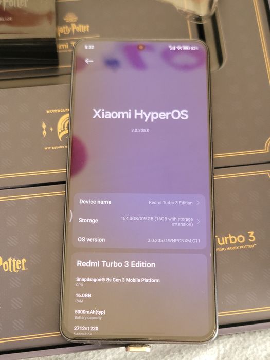 Xiaomi Redmi Turbo 3 — Edição Especial Harry Potter