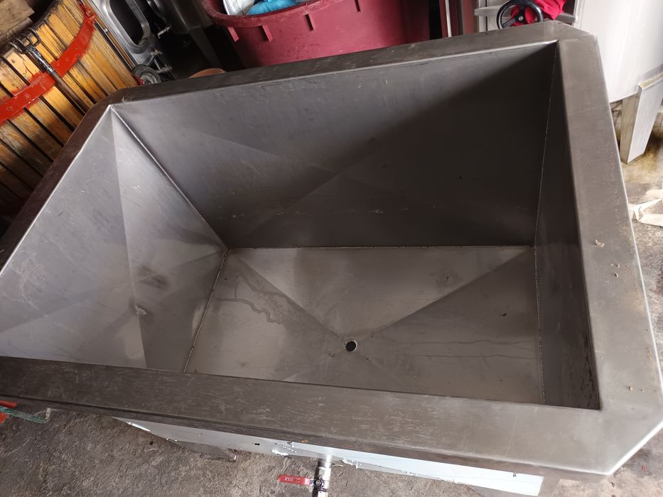 Lagar inox de 800 litros