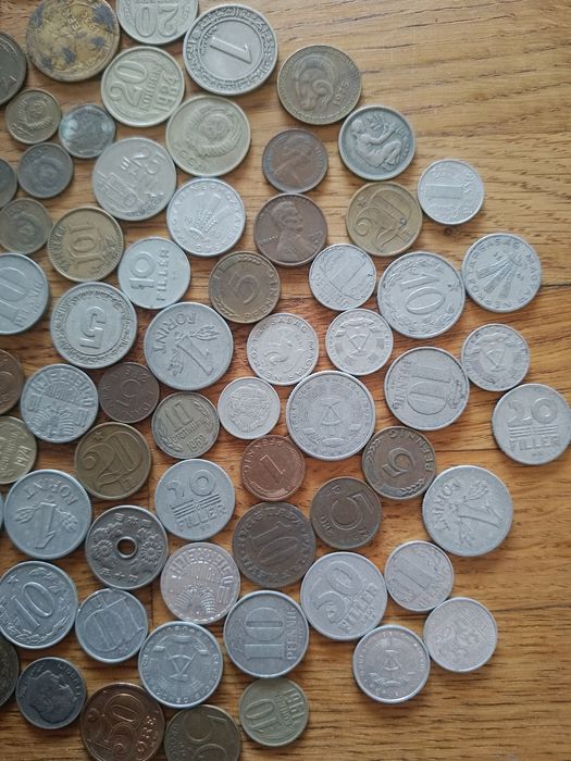 Stare monety ,Rosja Bułgaria, Denmark i inne