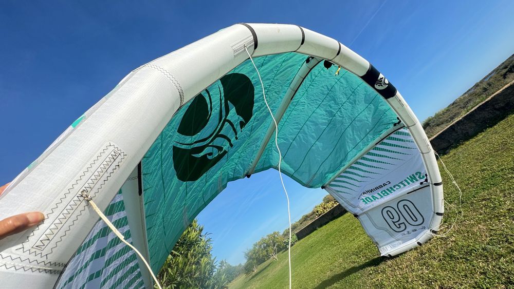 Kite Cabrinha Switchblade 9m + Barra + saco (2021)  Excelente Condição