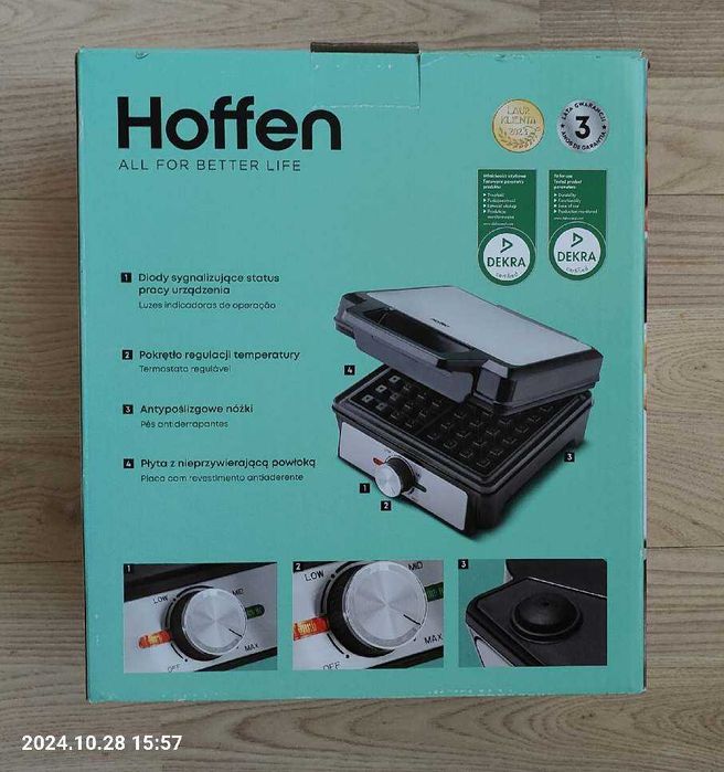 Gofrownica marki Hoffen - WZÓR 02