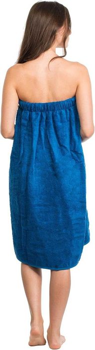 BRANDSSELLER KILT Do Sauny Damski Niebieski Frotte Rozmiar S/M