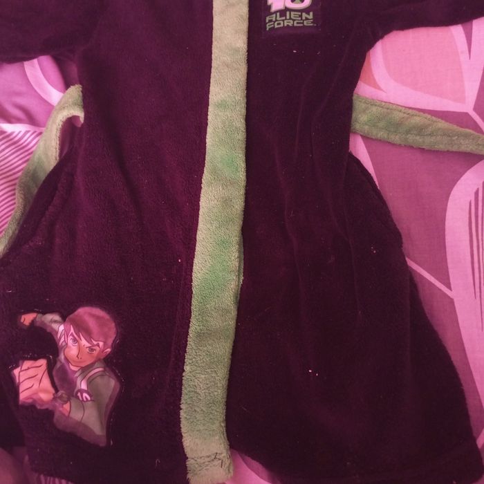 Теплий халат 5-7 років чорний