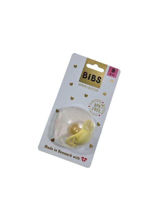 Smoczek bibs rozmiar s żółty