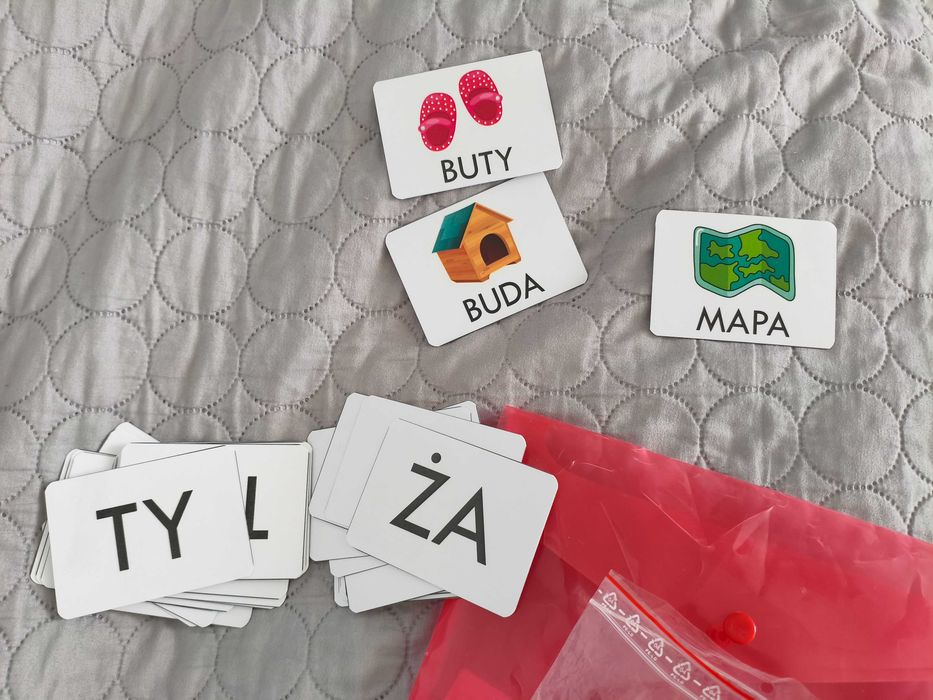 Sylaby- nauka czytania i pisania ( 80 obrazków)