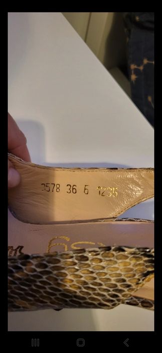 Szpilki Oleksy roz 36 skóra naturalna