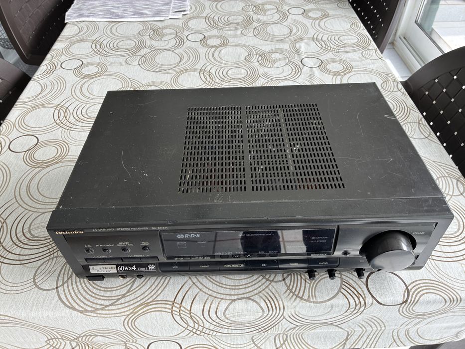 Amplificador Receiver Radio Technics SA EX 320 160W  som phono