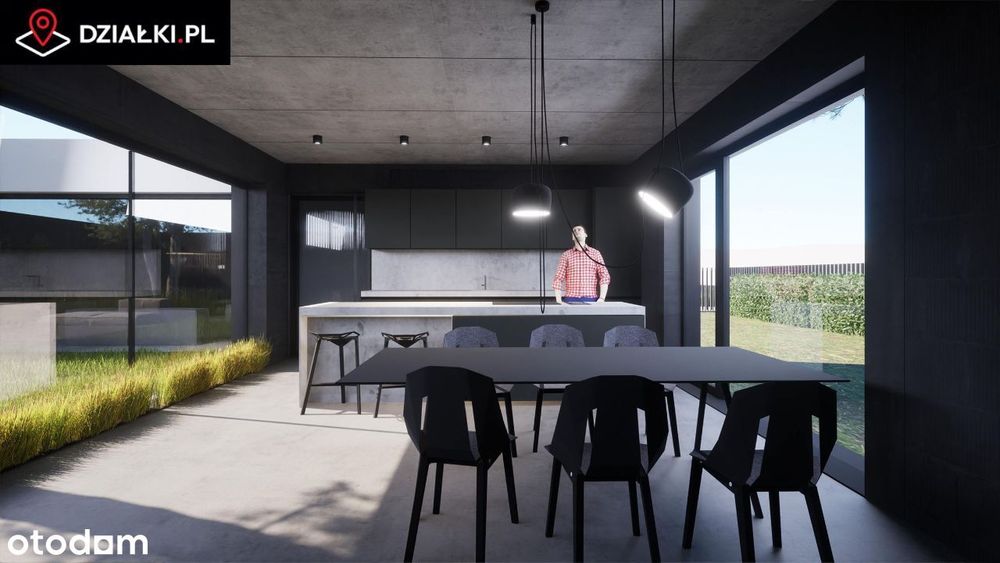 DOM z patio.