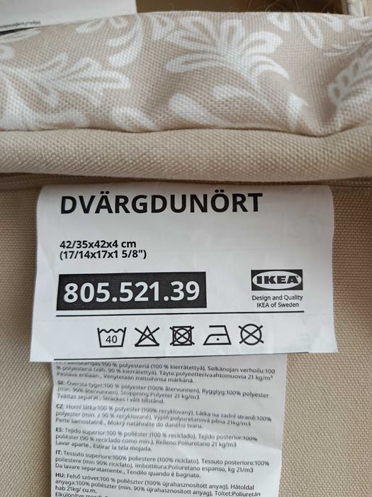 Sprzedam poduszki na krzesła z Ikei