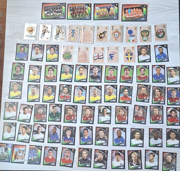 Naklejki Panini UEFA Euro 2004