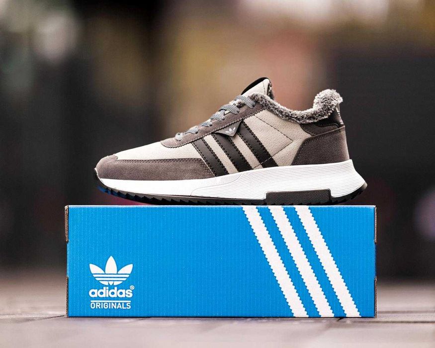 Чоловічі зимові на хутрі Кросівки Adidas Winter Адідас