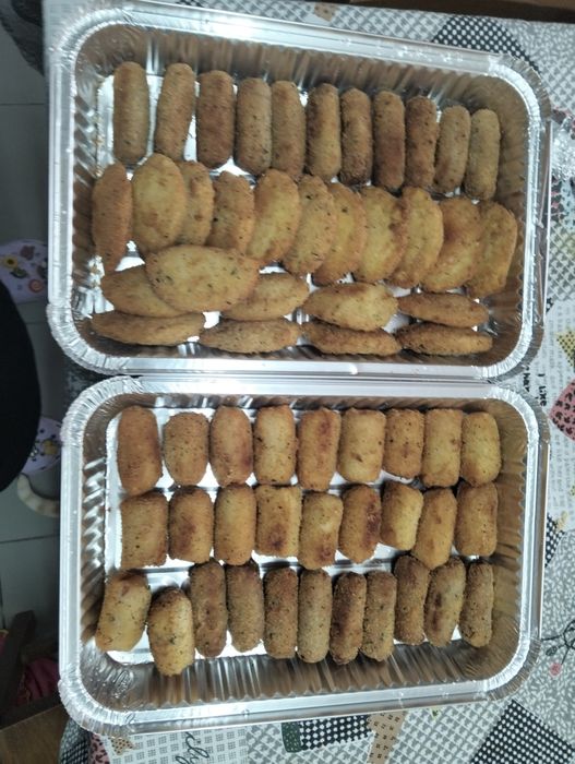 Mini salgadinhos caseiros