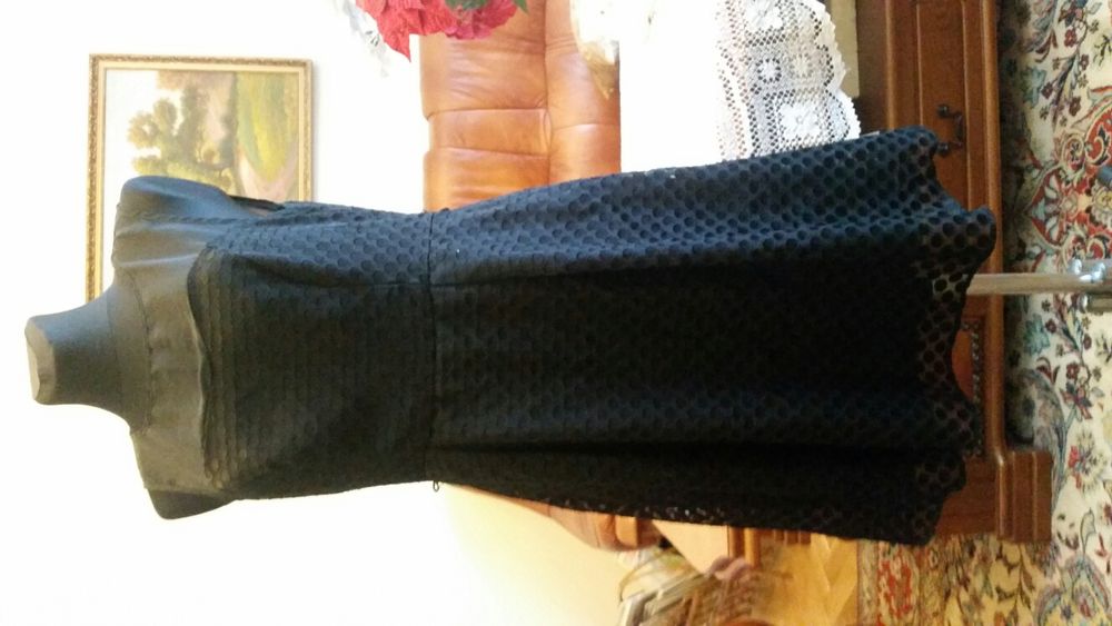 Sukienka czarna tiulowa