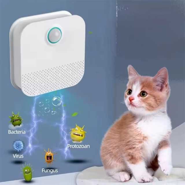Purificador ar desodorizante inteligente para gato cão animais NOVO