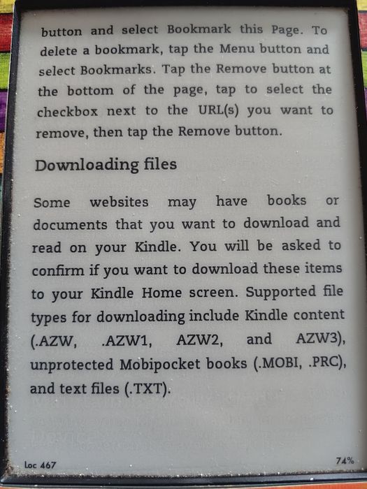 Amazon Kindle Touch