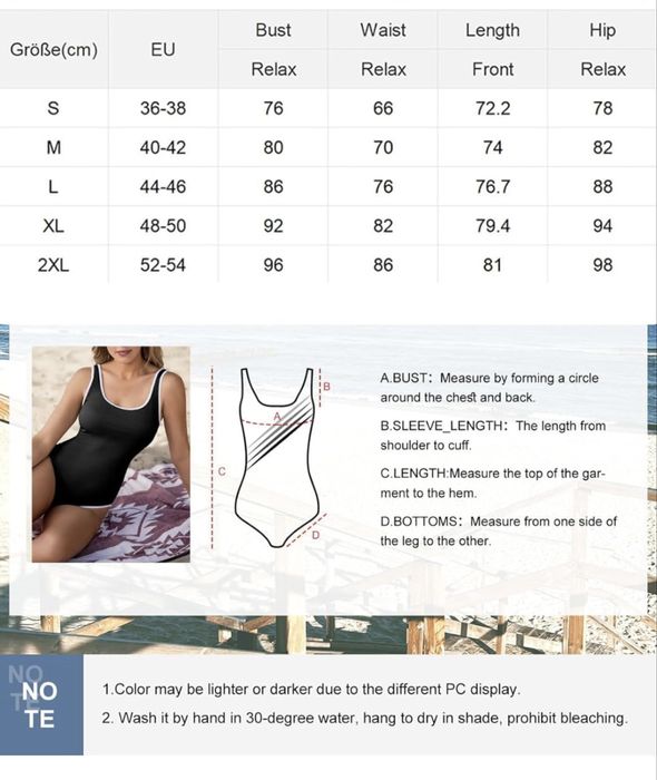 Jednoczęściowy strój kąpielowy xl