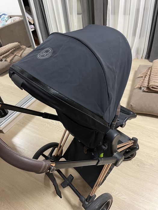 Коляска Cybex Priam 4.0 Deep black