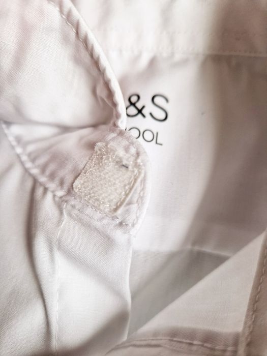 Шкільна біла рубашка M&S хлопчик 6-7 р